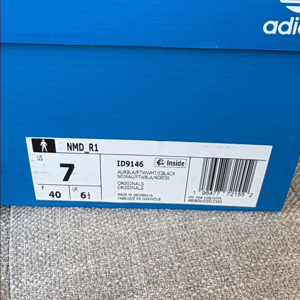 Adidas Men's Navy and White Sneakers - Picture 3 of 8